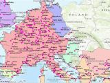 Europe Map In the Middle Ages Medieval Kingdoms Europe 814 Ad Europe History In Maps