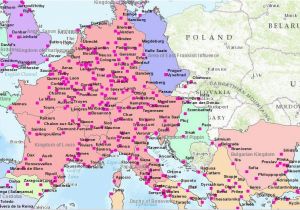 Europe Map In the Middle Ages Medieval Kingdoms Europe 814 Ad Europe History In Maps