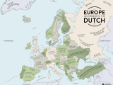 Europe Map Large Size Europe According to the Dutch Europe Map Europe Dutch