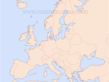 Europe Map No Labels 36 Intelligible Blank Map Of Europe and Mediterranean