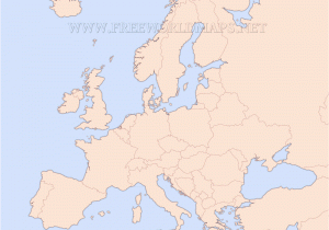 Europe Map No Labels 36 Intelligible Blank Map Of Europe and Mediterranean
