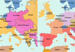 Europe Map Post Ww1 Pre and Post World War 1 Map Comparison social Studies