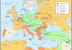 Europe Map Pre Ww1 10 Explicit Map Europe 1918 after Ww1