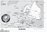 Europe Map Quiz Answers Europe Human Geography National Geographic society
