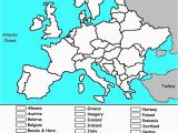 Europe Map Quiz Easy Europe Coloring Map Of Countries Geography Geography for