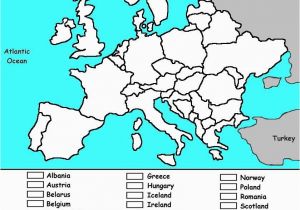 Europe Map Quiz Easy Europe Coloring Map Of Countries Geography Geography for