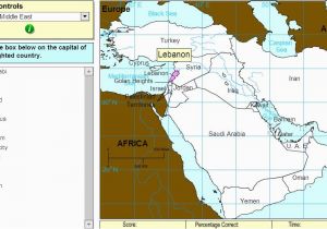 Europe Map Quiz Sheppard software Interactive Map Of Middle East Capitals Of Middle East