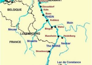Europe Map Rhine River Rhine River the Rhine River is the Longest and Most