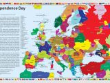 Europe Map to Scale Independence Day What Europe Would Look if Separatist