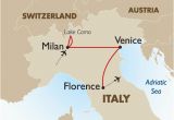 Europe Map Venice Venice On Italy Map Classic northern Italy European tour