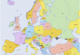 Europe Map with Countries and Capitals Names List Of sovereign States and Dependent Territories In Europe