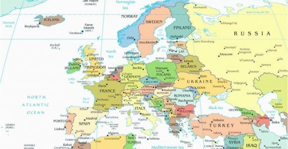 Europe Map with Seas 36 Intelligible Blank Map Of Europe and Mediterranean