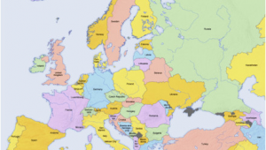 Europe Map without Names List Of sovereign States and Dependent Territories In Europe