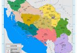 Europe Map Yugoslavia the Nine Banates Banovinas Of the Kingdom Of Yugoslavia