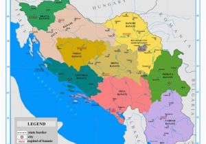 Europe Map Yugoslavia the Nine Banates Banovinas Of the Kingdom Of Yugoslavia