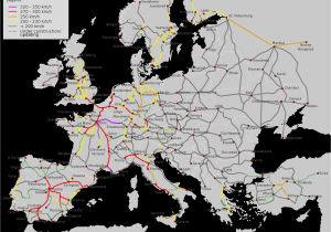 Europe Motorway Map Eu Hsr Network Plan Infrastructure Of China Map Diagram