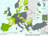 Europe Motorway Map Inland Transport Infrastructure at Regional Level