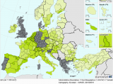 Europe Motorway Map Inland Transport Infrastructure at Regional Level