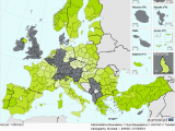 Europe Motorway Map Inland Transport Infrastructure at Regional Level