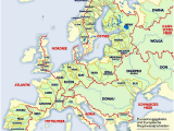 Europe Mountain Ranges Map List Of Rivers Of Europe Wikipedia
