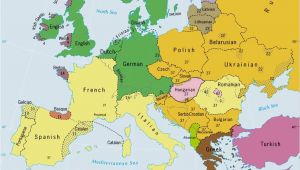 Europe On A World Map Languages Of Europe Classification by Linguistic Family