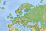 Europe Physical Map Labeled Europe Blank Physical Map Lgq Me