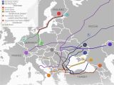 Europe Pipeline Map Map Russia Continent