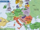 Europe Post Ww1 Map Countries Western World Maps