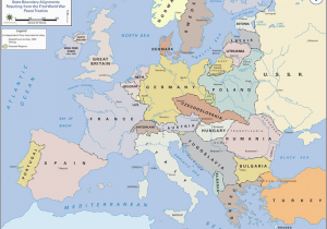 Europe Pre World War 1 Map Consequences Of World War I