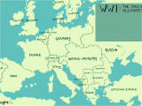 Europe Pre Ww1 Map the Major Alliances Of World War I