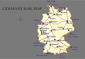 Europe Rail Pass Map Germany Rail Map and Transportation Guide