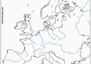 Europe Rivers Map Quiz 29 Definite Physical Map Test