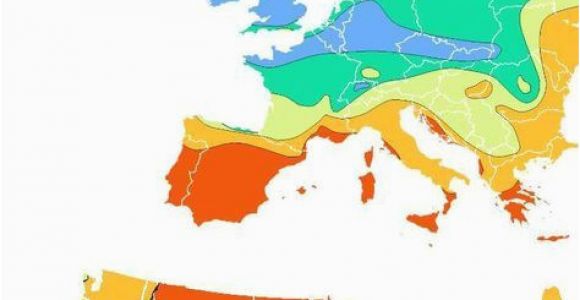 Europe Sunshine Map Us Vs Europe Annual Hours Of Sunshine Geovisualizations