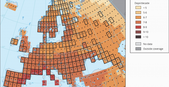 Europe Temperature Map January Global and European Temperature European Environment Agency