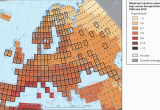 Europe Temperature Map October Global and European Temperature European Environment Agency