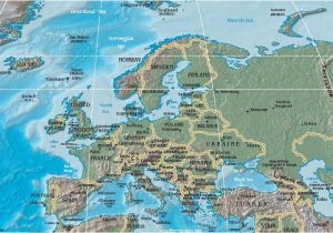 Europe Terrain Map File Physical Map Of Europe Jpg Wikimedia Commons