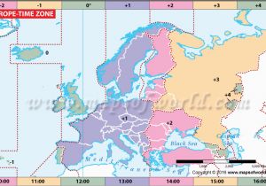 Europe Timezone Map Canada Timezones A Maps 2019