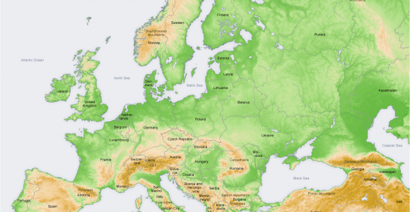 Europe topographical Map atlas Of Europe Wikimedia Commons