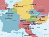 Europe tour Guide Map Europe tours Trips 2016 2017 with Contiki World Travel