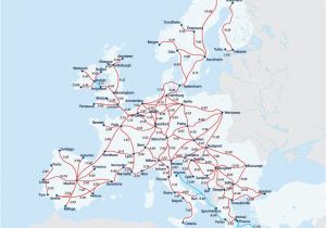 Europe tour Guide Map European Railway Map Europe Interrail Map Train Map