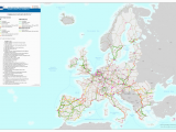 Europe Train Map High Speed 30 Priority Projects Innovation and Networks Executive Agency