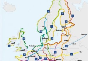 Europe Travel Map Planner Choosing A Cycling Route From Greece to England to Go List