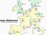 Europe Travel Map Planner European Driving Distances and City Map