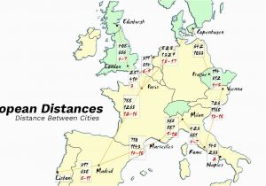 Europe Travel Map Planner European Driving Distances and City Map