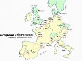 Europe Travel Map Planner European Driving Distances and City Map