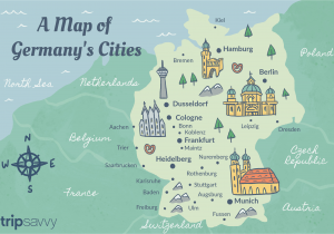Europe Trip Planner Map Germany Cities Map and Travel Guide