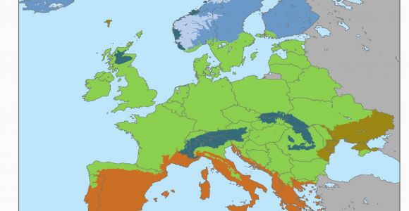 Europe Vegetation Map Biomes Of Europe 2415 X 3174 Europe Biomes Europe