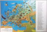 Europe Vegetation Map Natural Vegetation and Characteristic Wild Animals Of Europe