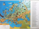 Europe Vegetation Map Natural Vegetation and Characteristic Wild Animals Of Europe