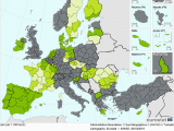 Europe Waterways Map Inland Transport Infrastructure at Regional Level